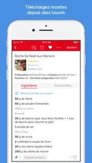 gestion de recettes paprika 3 iPhone Captures Décran 2