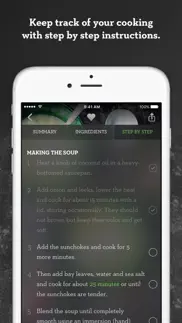 green kitchen iphone screenshot 4