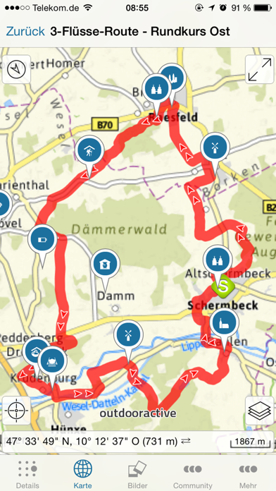 3-Flüsse-Route screenshot 2