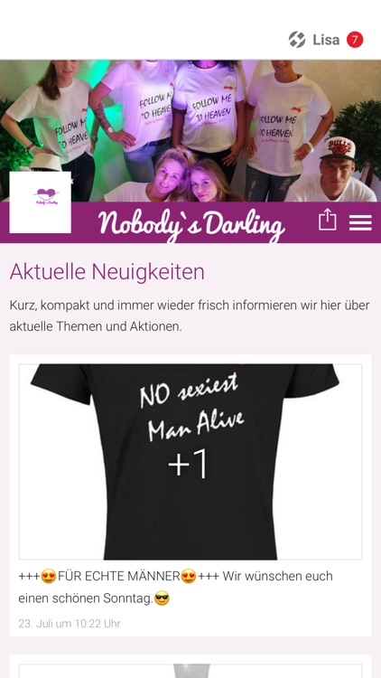 Nobodys Darling Shirt Fashion