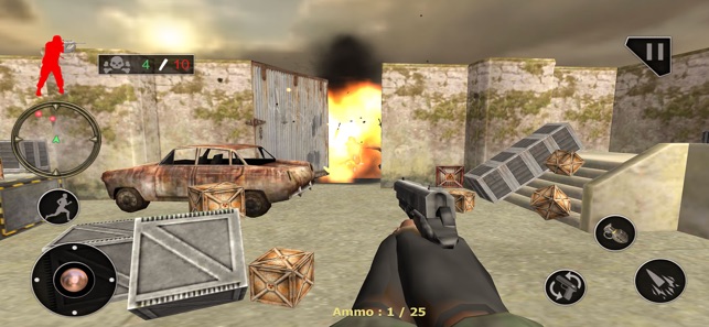 US Commando Sniper Strike 3D(圖2)-速報App