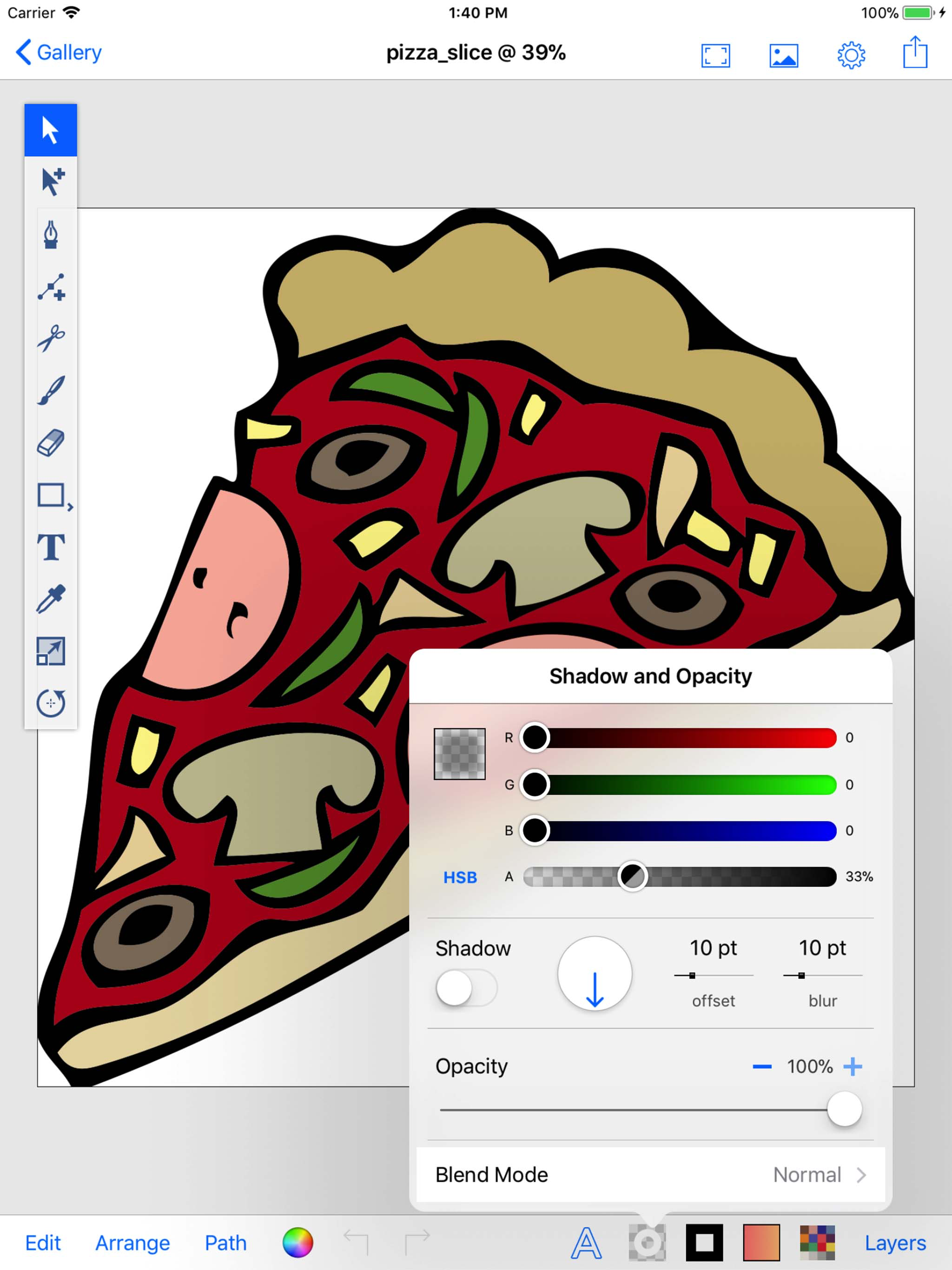 Vector Paint + DropBox Sync screenshot 8