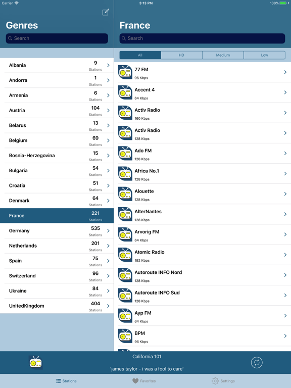 Screenshot #4 pour EURRadio - European Radio