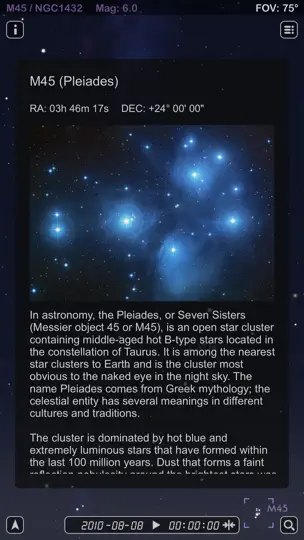 Captura de pantalla de Star Rover - Stargazing Guide en iPhone 6
