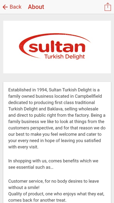 Sultan Turkish Delight screenshot 2