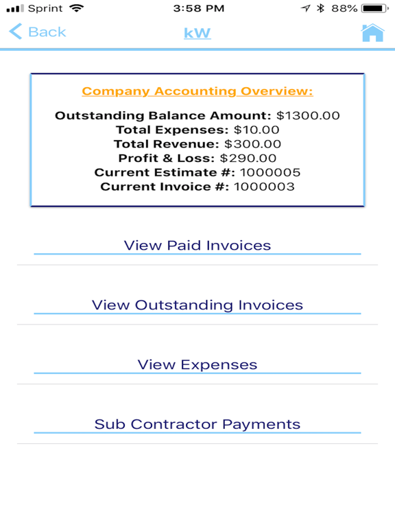 Kenect Business Suite iPad screenshot 5 - Business app