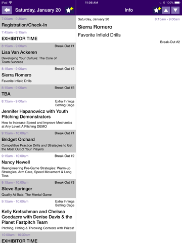 Softball Coaches Convention screenshot 2