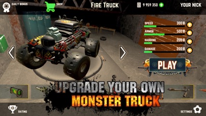 Screenshot #1 pour Monster Trucks Fighting 3D