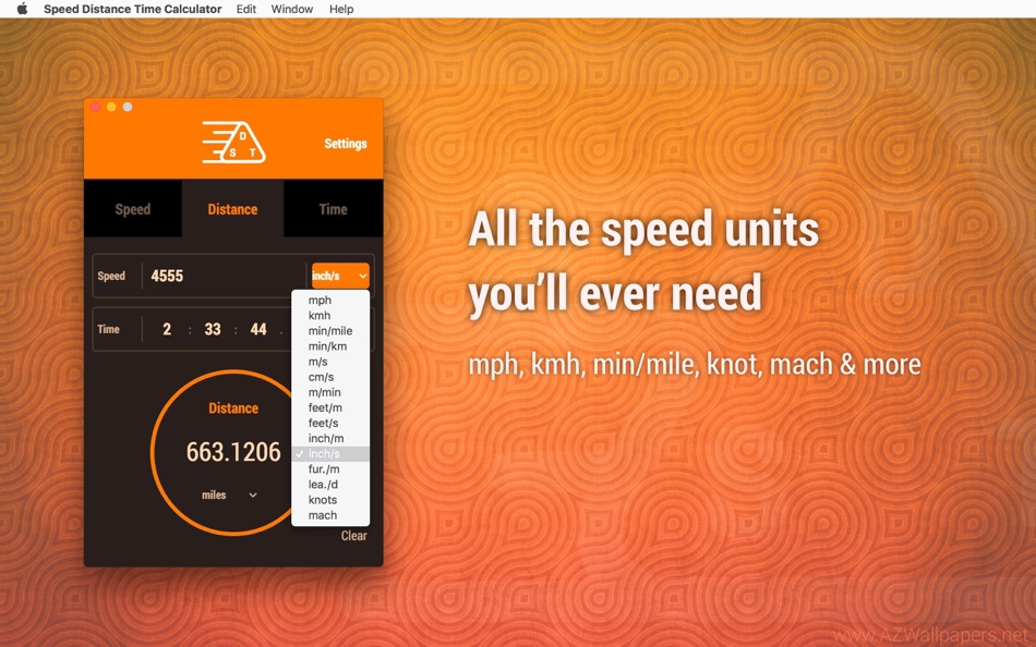 #3. Speed Distance Time Calculator (macOS) 由: Danny Connell