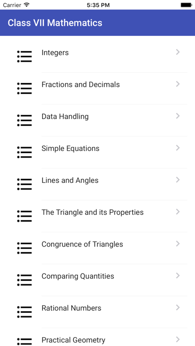 Screenshot #3 pour CLASS VII (GRADE 7) MATHS