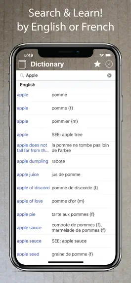 Game screenshot French English Dictionary Pro+ mod apk