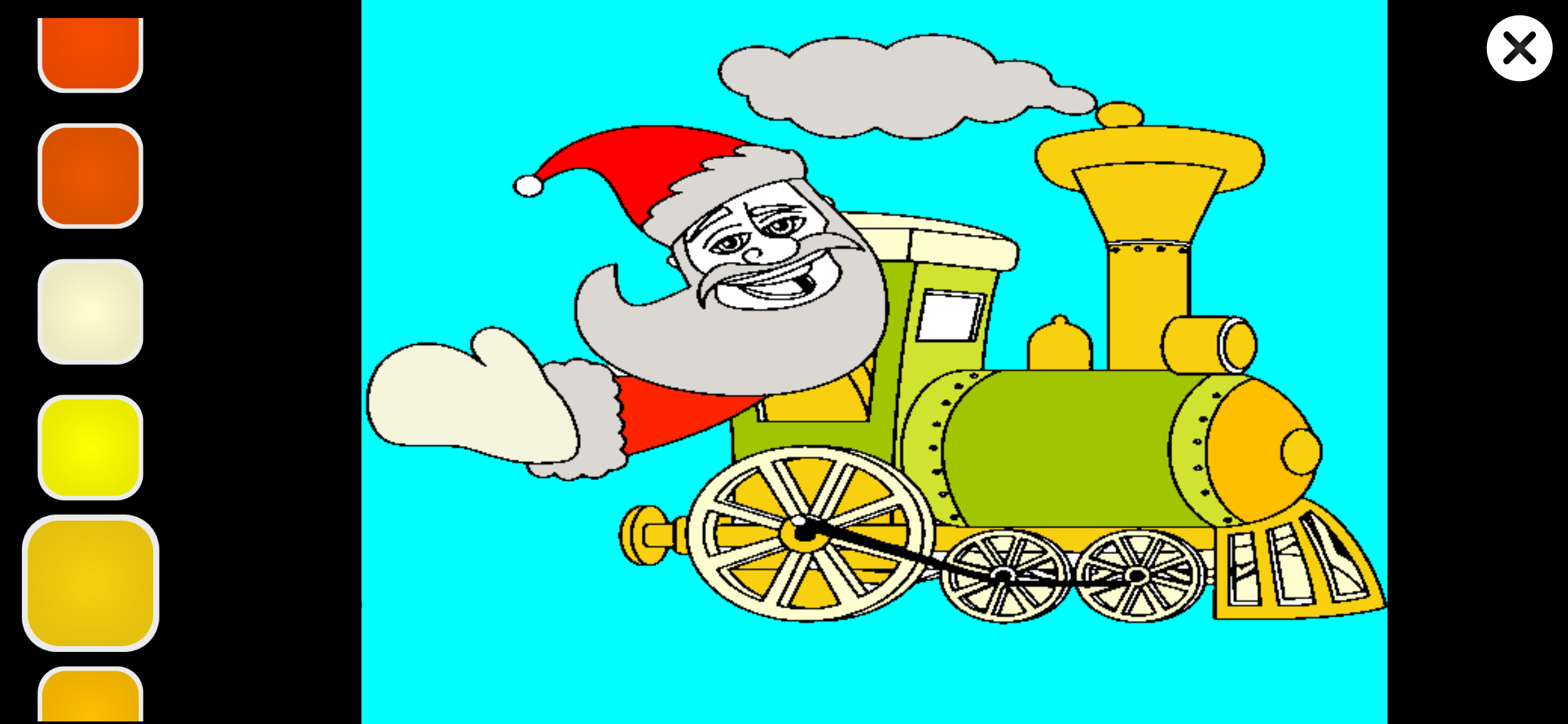 Train Drawing Coloring Book