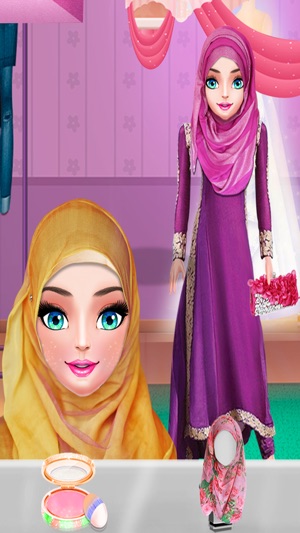 Muslim Hijab Makeover Hand art(圖5)-速報App