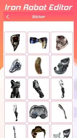 Game screenshot Iron Robot Editor apk