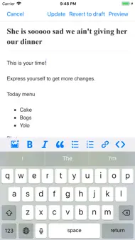 App for Blogger Blogspot iphone bilder 0