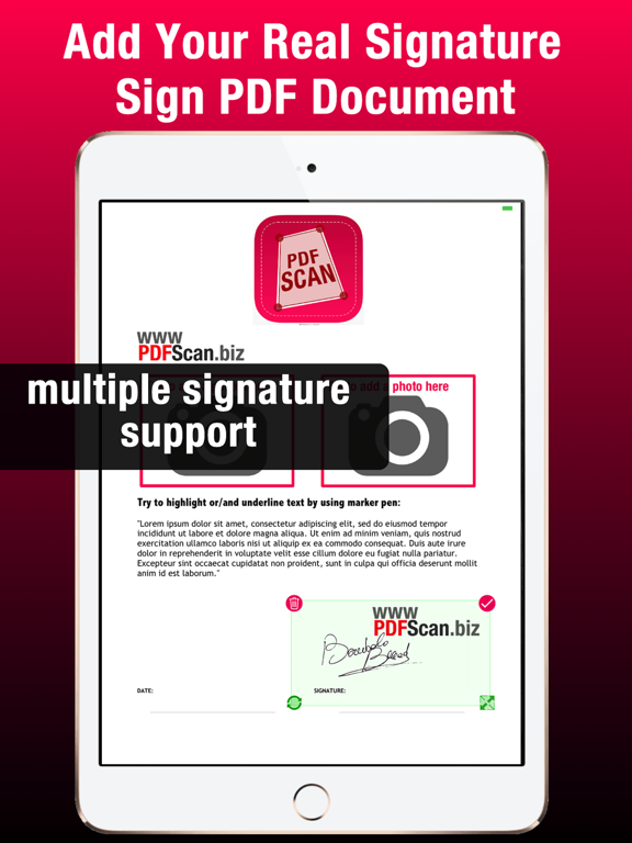 Screenshot #5 pour Scanner PDF + signer document