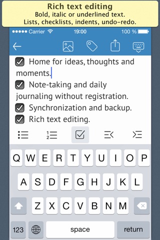 Better Things: Flexible notes screenshot 4