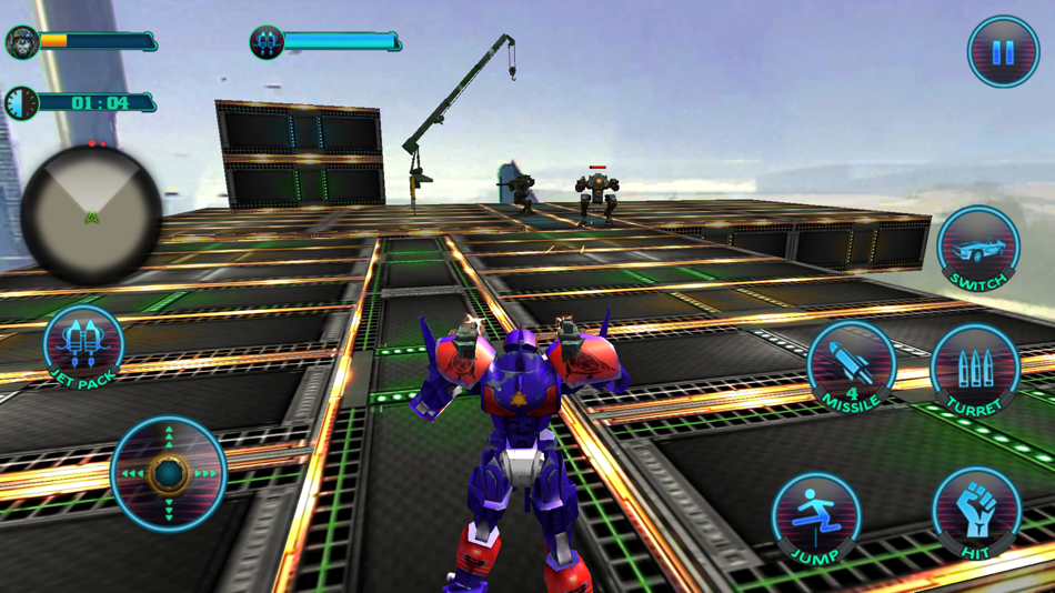 #4. Flying Superhero Robot Fighting (iOS) 由: Muhammad Usman Shah