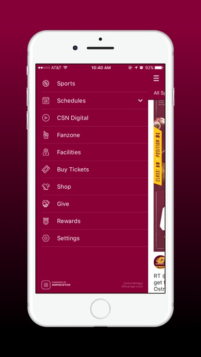 CMU Chippewas Game Day screenshot 2