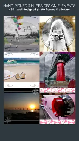 Game screenshot PicWhite : Pic frame, stickers apk