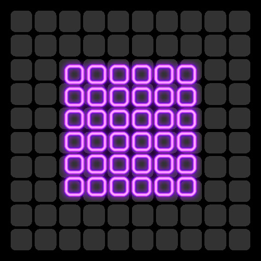 Clear Medium Square Board