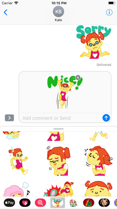 Gigi is Best Cute Sticker Pack screenshot 2