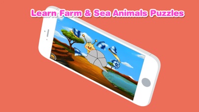 Learn Farm Sea Animals Puzzles iPhone screenshot