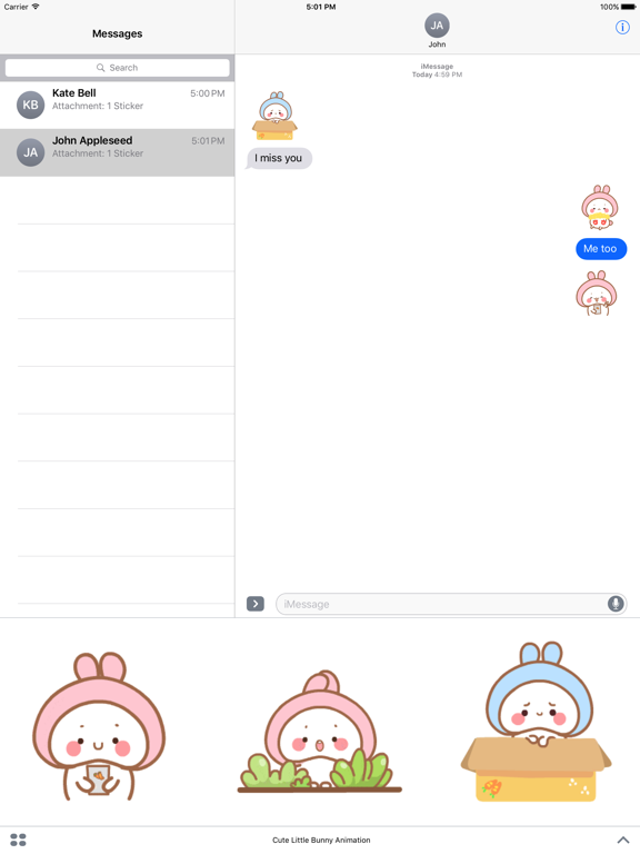 Screenshot #6 pour Cute Little Bunny Animation