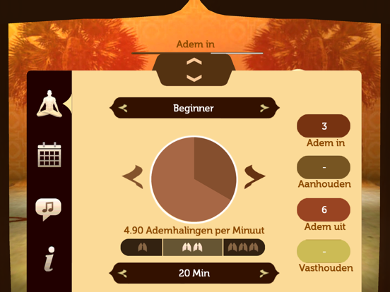Universal Breathing - Pranayama iPad app afbeelding 2