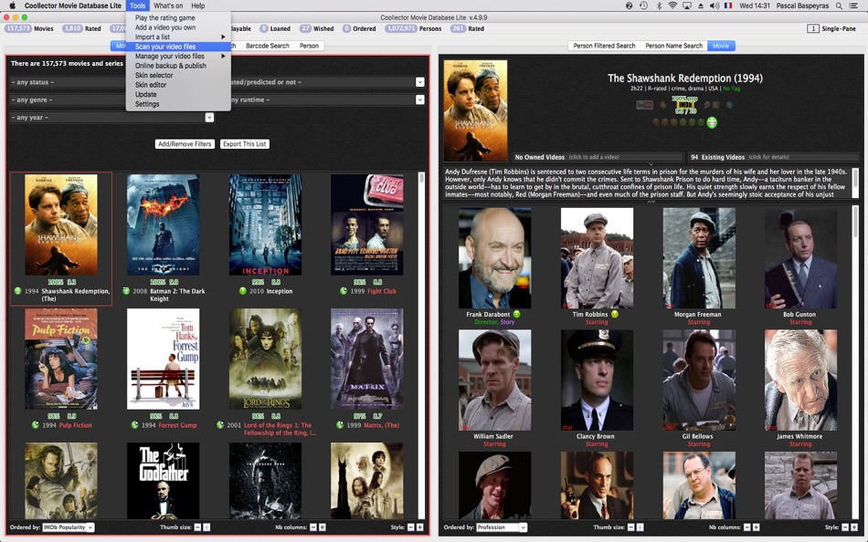 #2. Coollector Movie Database Lite (macOS) 由: Coollector