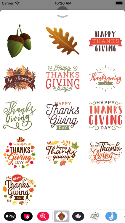 Thanksgiving Stickers & Emoji