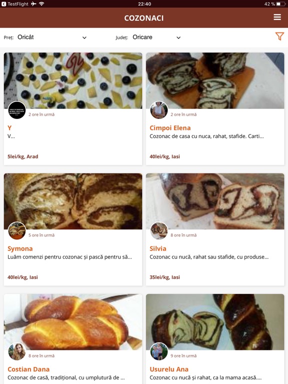 CozoApp iPad screenshot