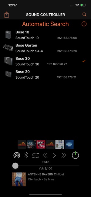 Controller for Bose SoundTouch en App Store