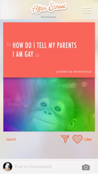 Screenshots of After School - Funny Anonymous School News for iPhone