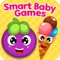 Smart baby games are one of the best fun and educational games for young kids, toddlers and preschool children