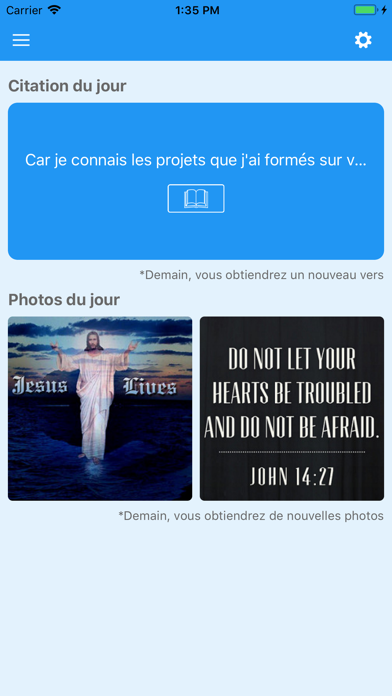 Screenshot #1 pour Motivation Verset de la Bible
