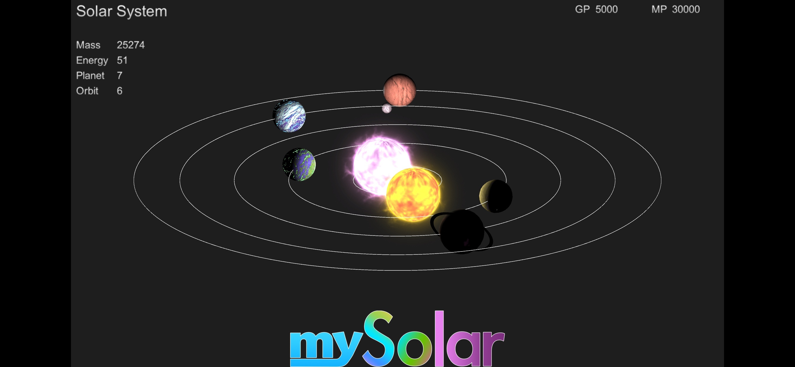 mySolar - Build your Planets