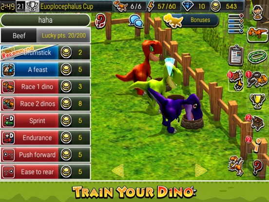 Screenshot #6 pour Train Your Dino: Jurassic Race