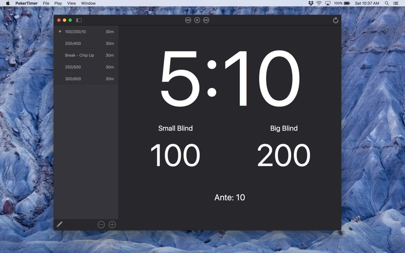 Screenshot #1 for PokerTimer