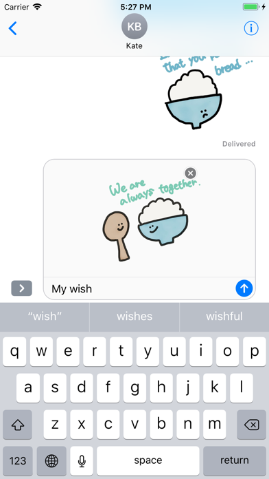 gohan kun english!! iPhone screenshot 5 - Stickers app
