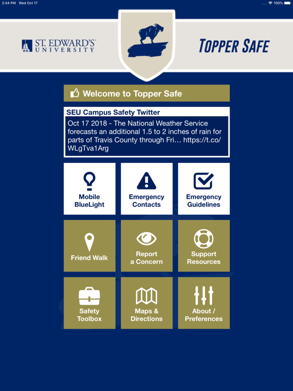Topper Safe iPad screenshot 1 - Education app