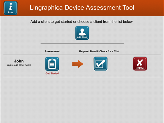 Lingraphica Device Assessment iPad screenshot 5 - Medical app