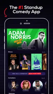 comedy app stand up comedians iphone screenshot 1