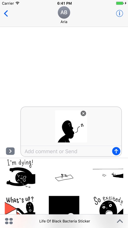 Animated Tiny Man Sticker