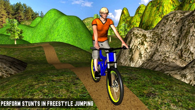 Crazy Bicycle Uphill - BMX Rider Stunts(圖1)-速報App