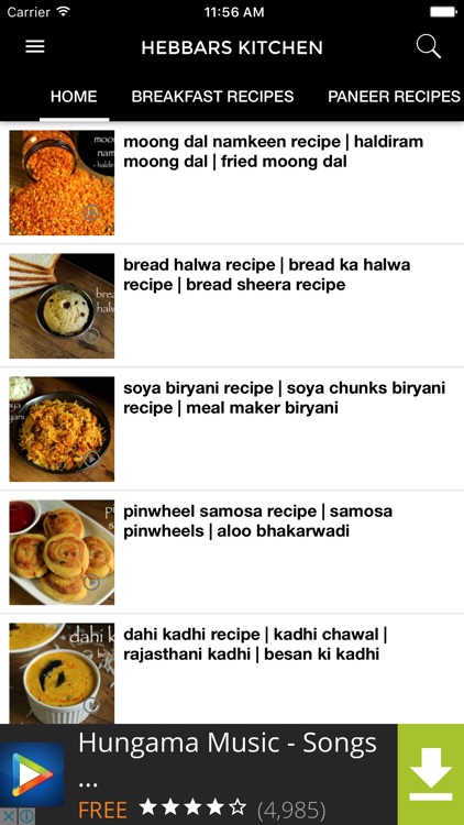 Hebbar S Kitchen App Hebbar S Kitchen App