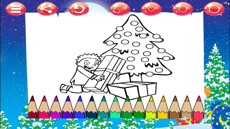 Coloring Page for Christmas