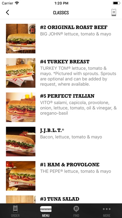 Jimmy John’s Sandwiches