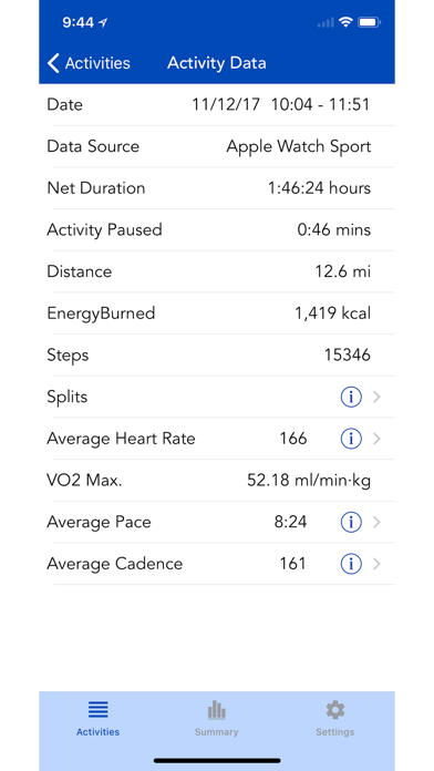 Screenshot #2 pour Running Diary