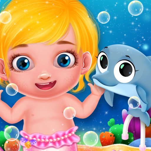 Mermaid Baby Sitter Daycare Icon